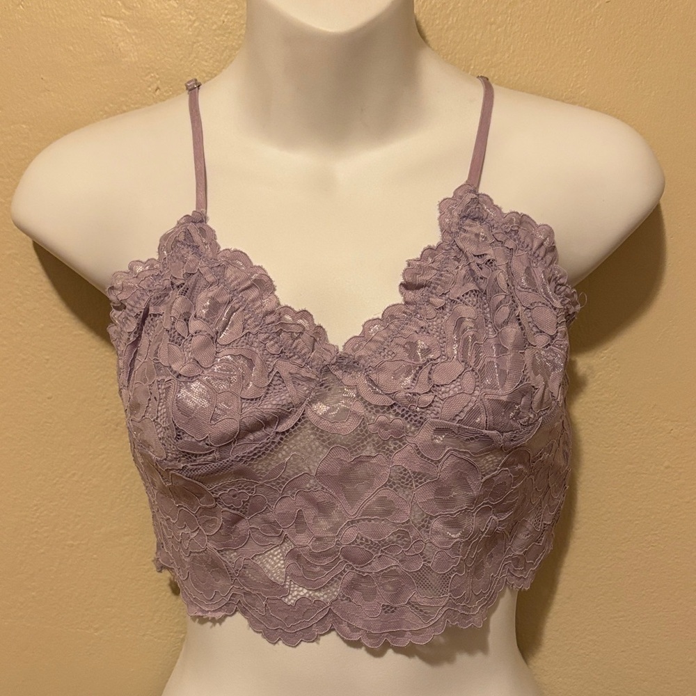 Love Tree Lace Bandeau in Soft Purple